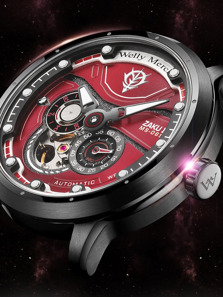 WM Watch Automatic Mechanical Watches Man Stainless Steel Waterproof MIYOTA 82S7 Limited Edition Watch Joint Series