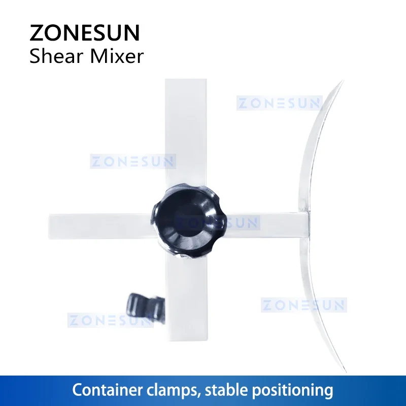 Zonesun เครื่องผสมอิมัลซิไฟเออร์ความเร็วสูงแรงเฉือนโฮโมจีไนเซอร์โรเตอร์เครื่องผสมสเตเตเตอร์อิมัลซิไฟเออร์ ZS-J400กระจายตัว