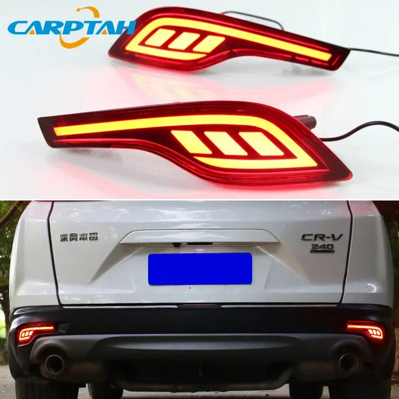 

Car LED Rear Bumper Lamps For Honda CRV CR-V 2017-2020 Brake Light Turn Signal Backup Reflector Lamp Taillights Car Fog lamp