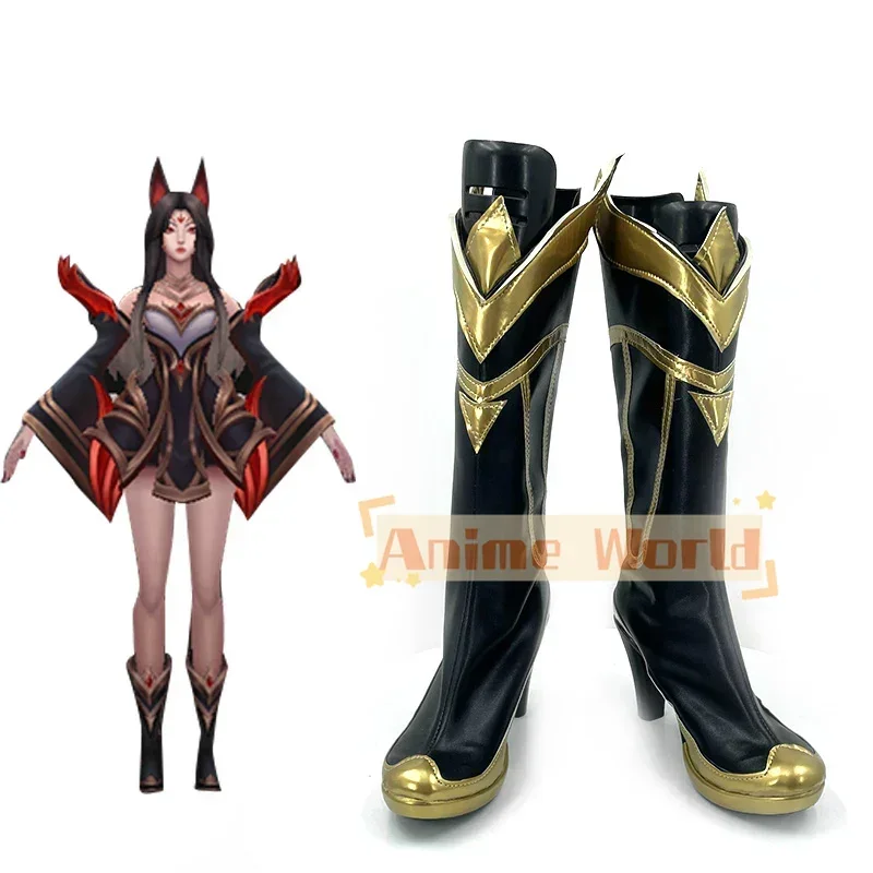 

Hall of Legends Faker Ahri Shoes Сапоги для косплея Хэллоуин Карнавал Рождество