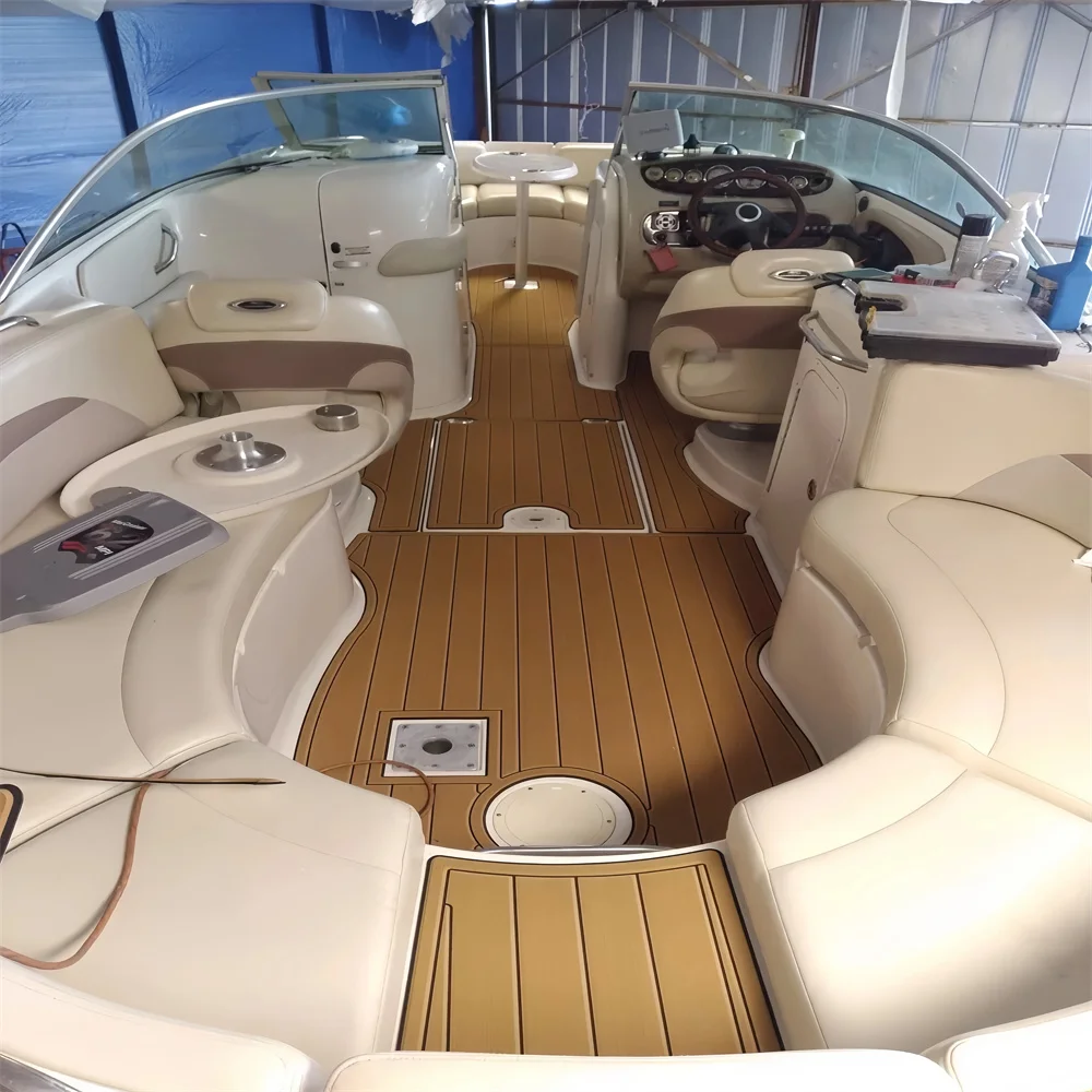 2004-2007 CHAPARRAL 274 SUNESTA Cockpit Swim platform bow 146mm EVA foam Marine Flooring Teak Yacht boat marine accessories