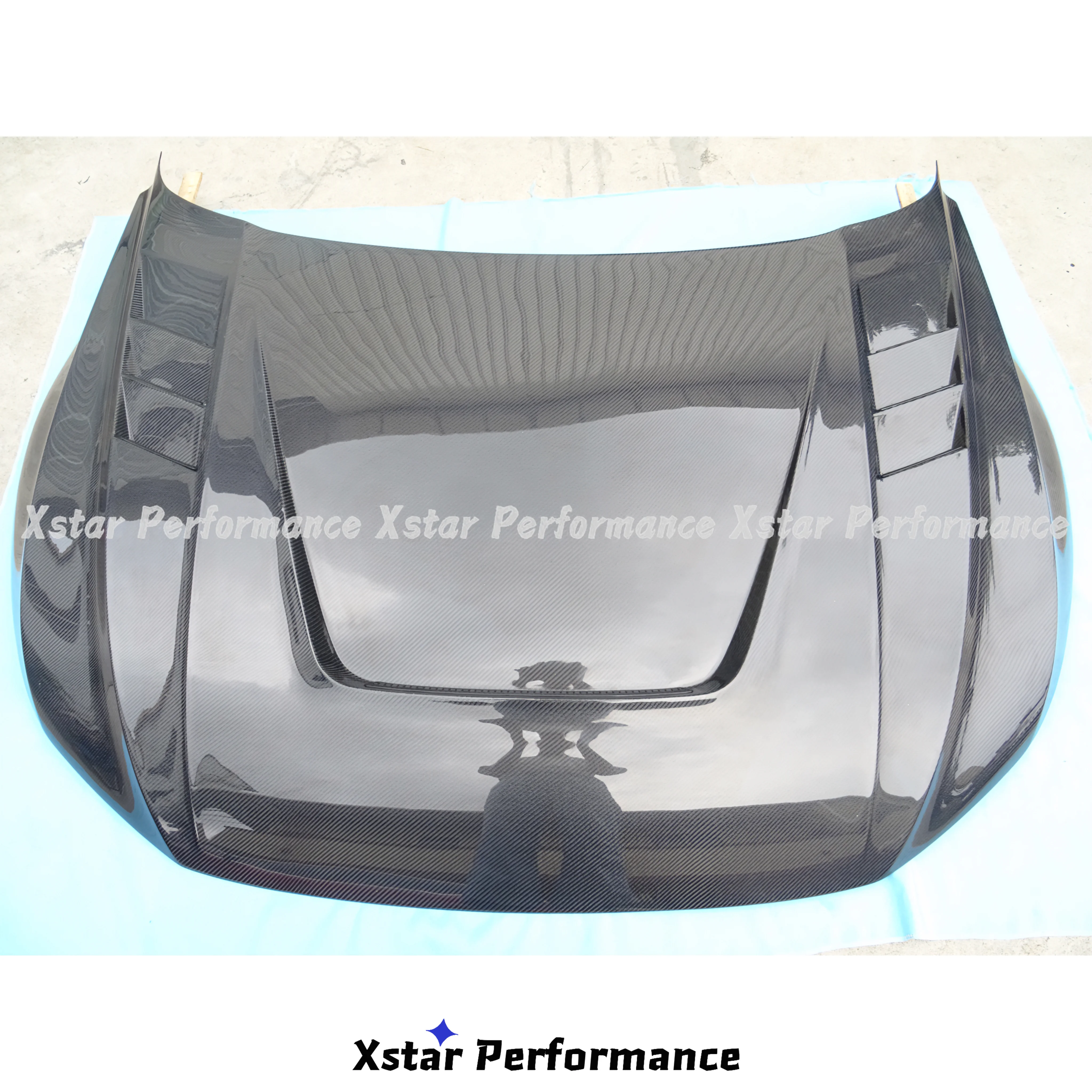 Xstar Performance Vent Style Carbon Fiber Hood Bonnet For Volkswagen VW Arteon Cc 2018-2020