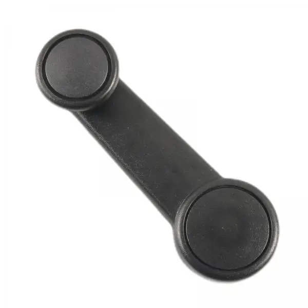 Manivela para Ventanilla de Automóvil, Repuesto con Mango de Plástico Negro para Ford Escort 1990-2001 y Ford KA 1996-2008