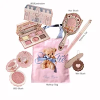 Flower Knows ALL IN ONE Kit de maquillaje paleta facial profesional completa rubor sombra de ojos crema de labios juegos de perfumes sólidos