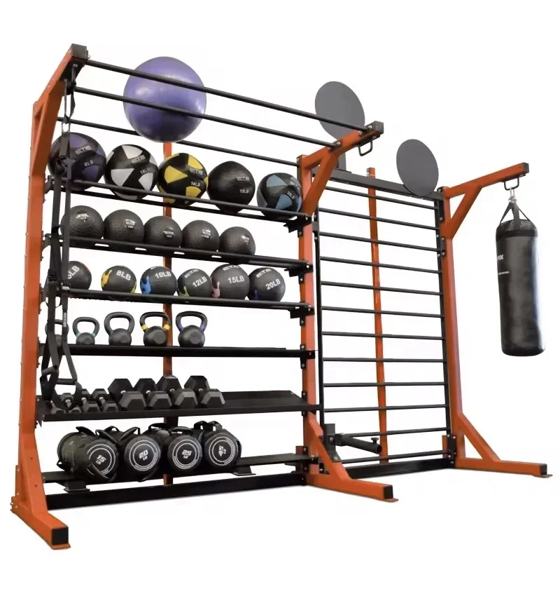 Gym Fitness Equipment Weight Plate Rack Dumbbell Rack Kettlebell Rack Power Multi Mass Storage