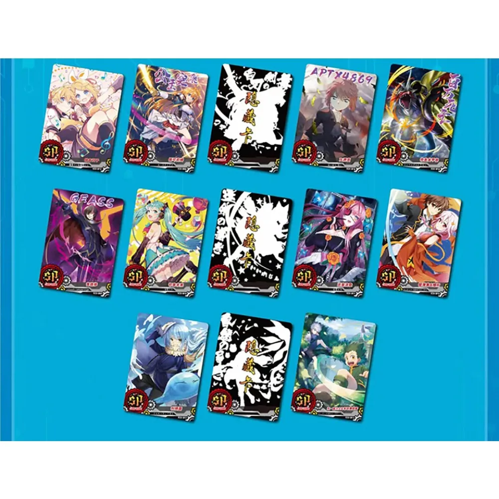 The Card Of God Mixed Anime Trading Cards Booster Box - Multi IP Collectible Cards with Rare SSR Holo Foil Character Cards