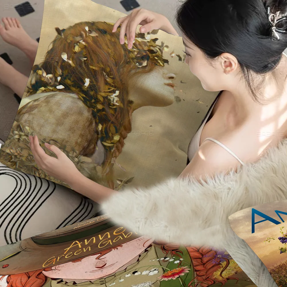 

Anne With An E Movie Pillow Cover Sofa Cushion Cover Home Room Decoration Children Gift