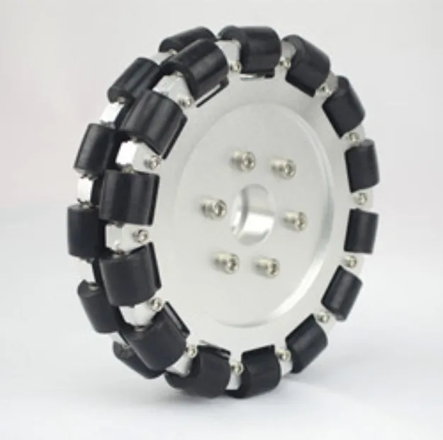 High-load 6-inch dual aluminum 152mm omnidirectional wheels