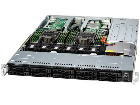 Сервер Cloud Storage SuperMicro SYS-611C-TN4R на складе в стойке
