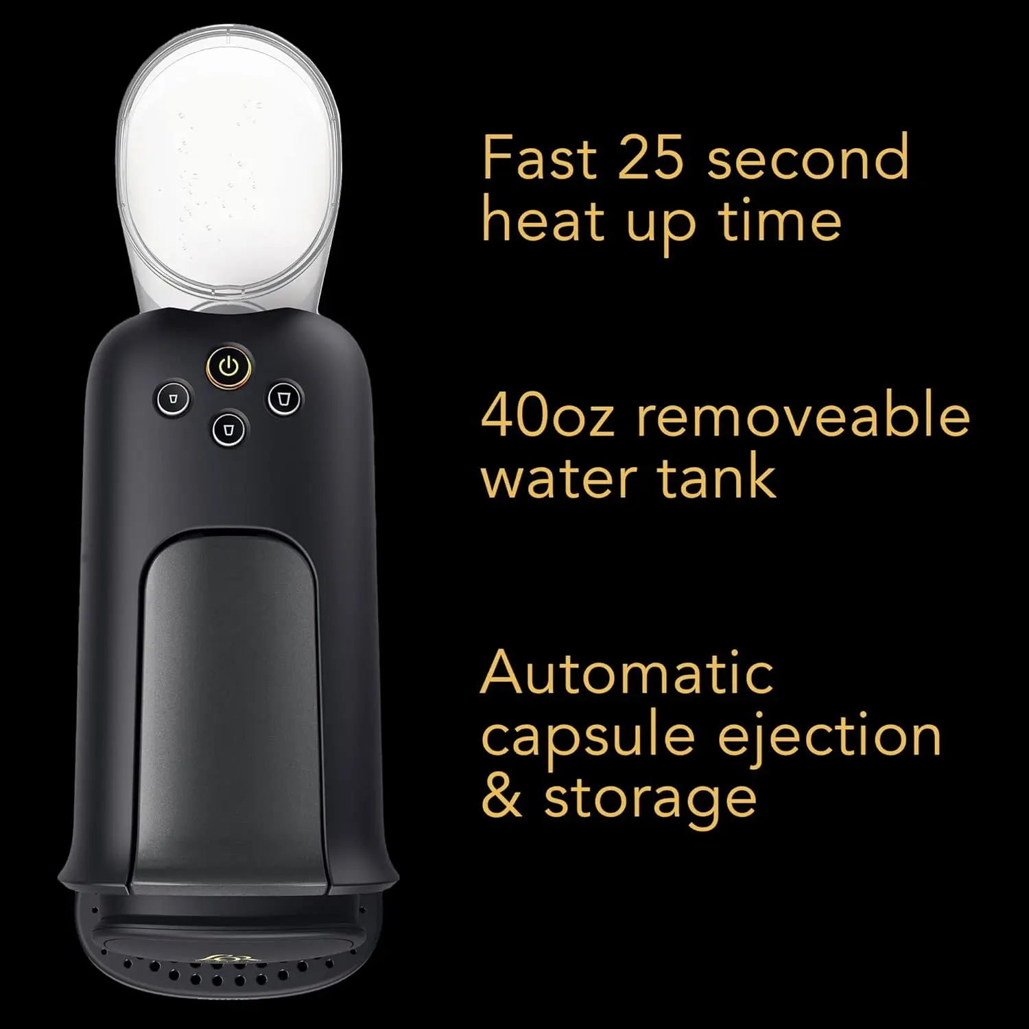 مجموعة ماكينة القهوة والإسبريسو من باريستا سيستم من فيليبس، أسود مطفي