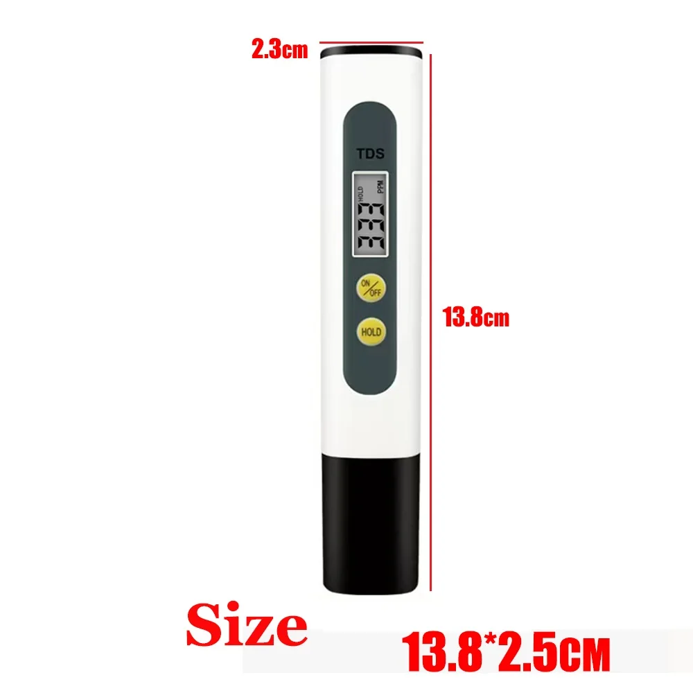 TDS метр цифровой тестер воды 0-9990 ppm анализатор качества питьевой воды монитор фильтр быстрый тест аквариум гидропоника бассейны