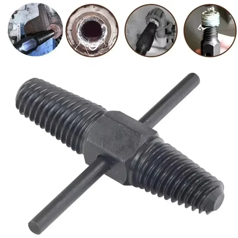 Double Head Tap Faucet Valve Screw Extractor Set Pipe Screw Removal Tool Broken Wire Water Pipe Bolt Remover Plumbing Tools Set