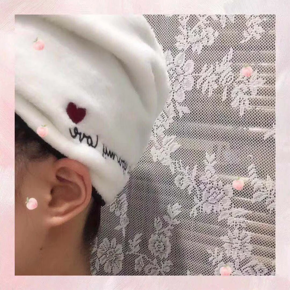 قبعة تجفيف الشعر الإبداعية للنساء خفيفة الوزن محمولة سريعة الجفاف منشفة حمام الحمام استخدام لون عشوائي قبعة تجفيف الشعر الإبداعية #4