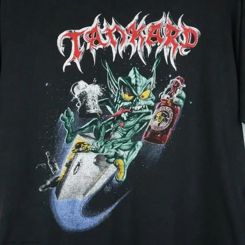 Rare TANKARD Band Black Color All Size T Shirt For Fan