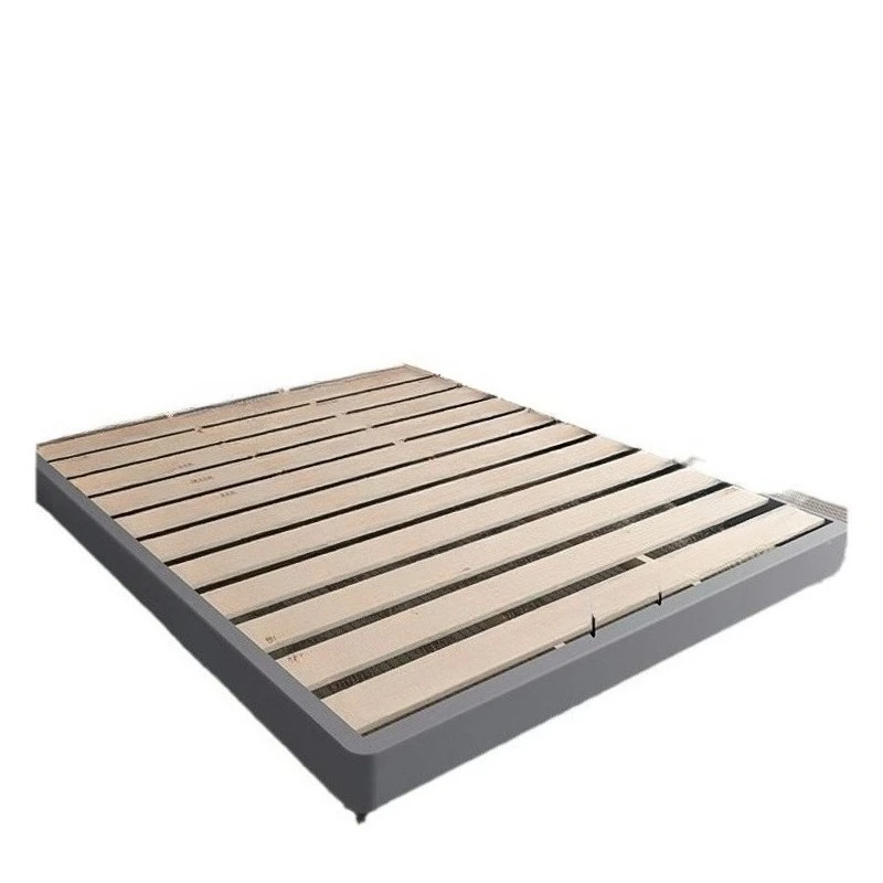 

No bedside solid wood bed row skeleton, small and medium-sized household, tatami bed frame, no backrest, hotel homestay