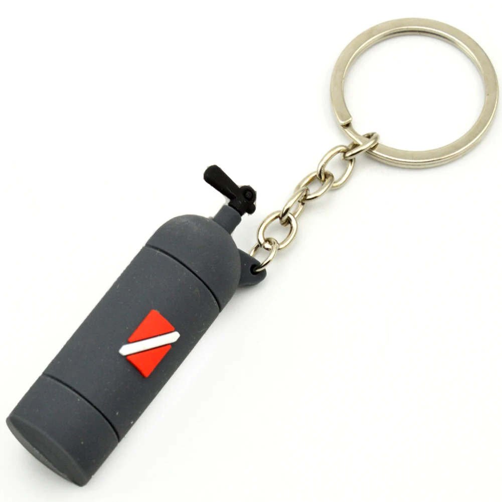 Make a Statement with this Suba Diving Air Tank Keychain Silicone Key Ring – Ideal for Diving Clubs and Societies