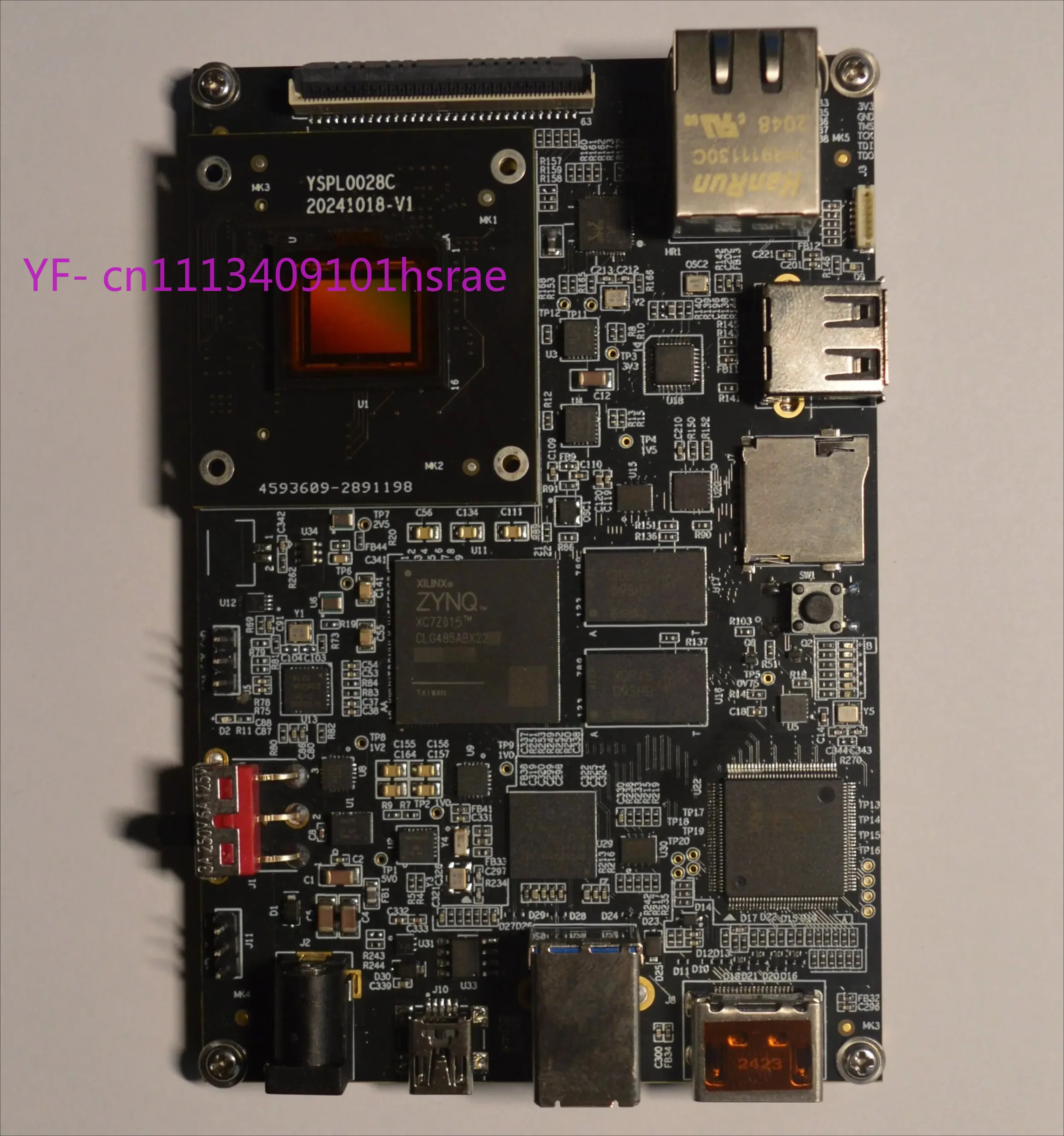 IMX537 SLVS-EC Interface Development Kit, ZYNQ-7015 SoC Based High Speed Image Processing Evaluation Board
