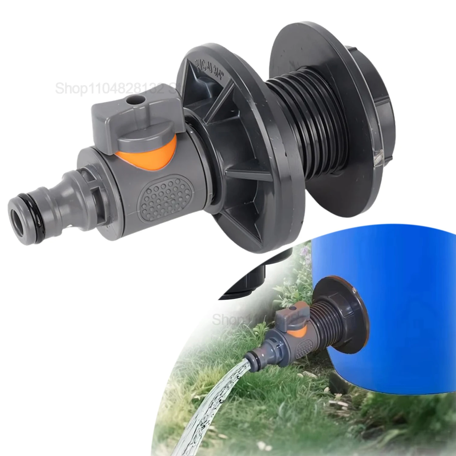 ABS 6 Way Water Hose Connectors Leakproof Quickly Release Valves for Garden Home and Industrial Applications Leakproof