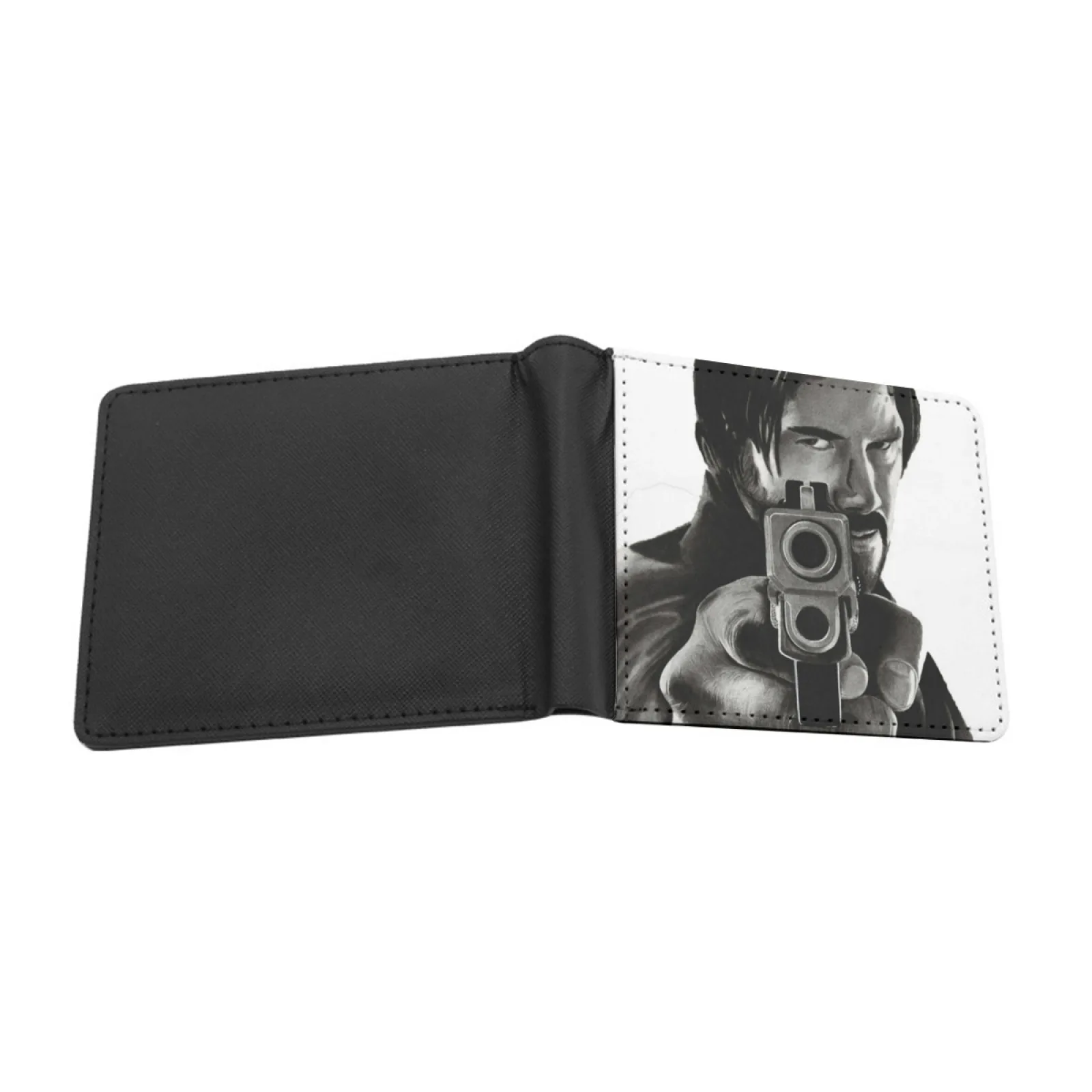 John Wick Men's Wallet Pu Leather Wallet Multifunction Credit Card Purse John Wick John Wick 3 Keanu Reeves John Wick Series