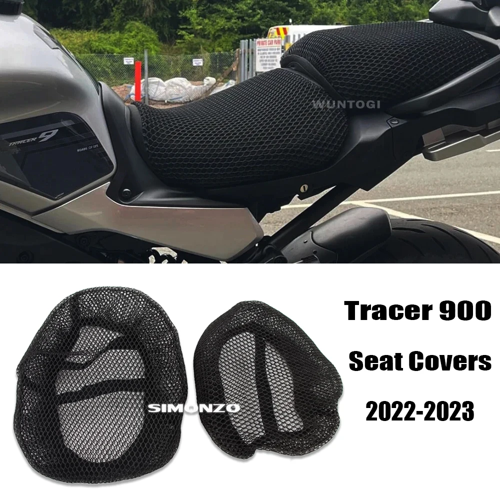 

Motorcycle Seat Cover Tracer 900 Seat Protect Cushion 3D Honeycomb Mesh Seat Cushion For Yamaha TRACER 900 2022-2023