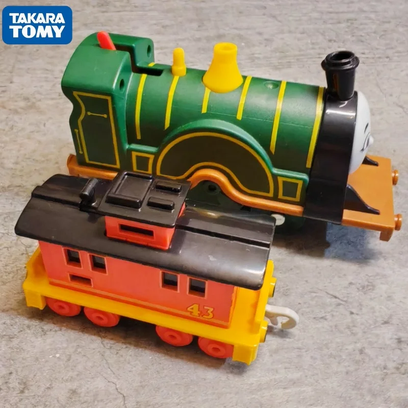 الأصلي Genunie توماس والأصدقاء Trackmaster 3 2 أقسام قطار كهربائي مجموعة توماس يونغباو غوستافو كينجي لعبة مجسمة للأطفال