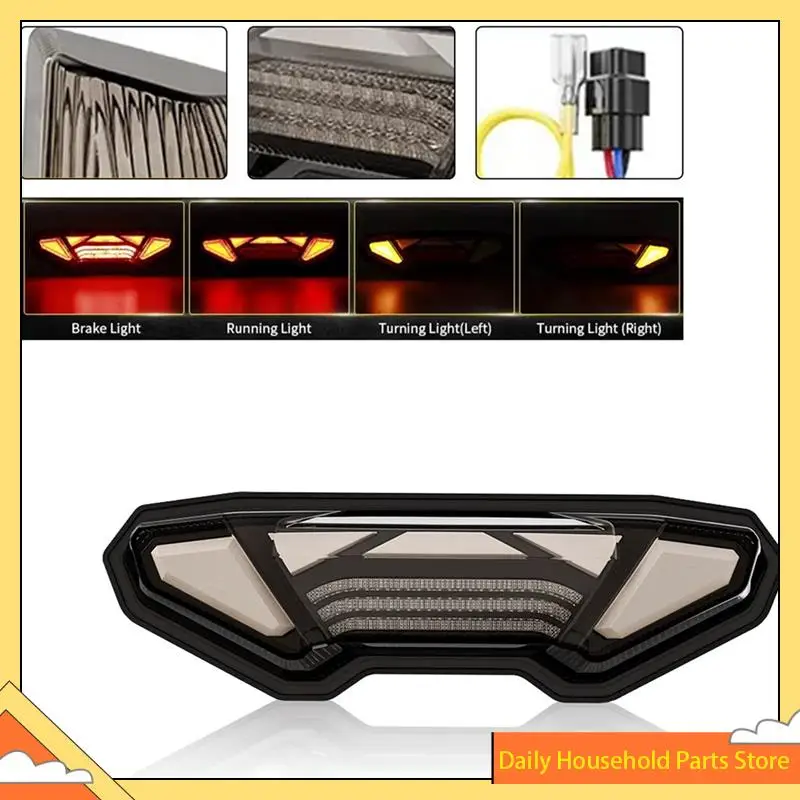 【بيع رائع】1 قطعة دراجة نارية مجددة مقاوم للماء عالية الإضاءة LED المصابيح الخلفية المحمولة ل MT 09 10 Tracer 900 GT FJ 09 FZ 09 1