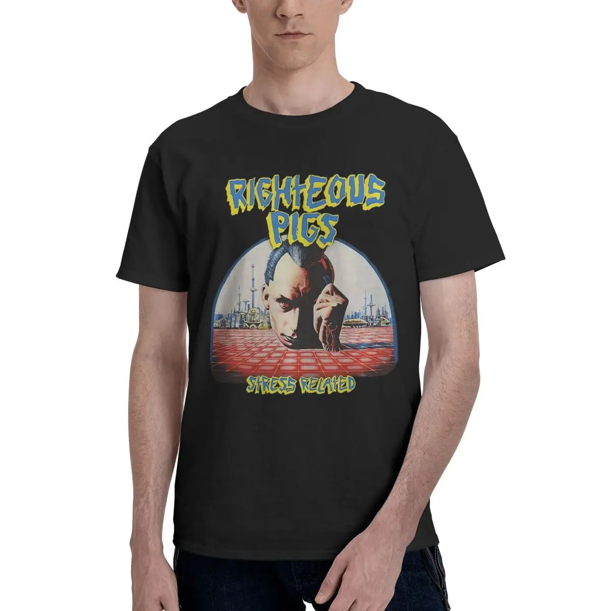 

Righteous Pigs 100% Cotton Casual Breathable Confortable Shirt New In Tops And T-Shirts Funny Gift