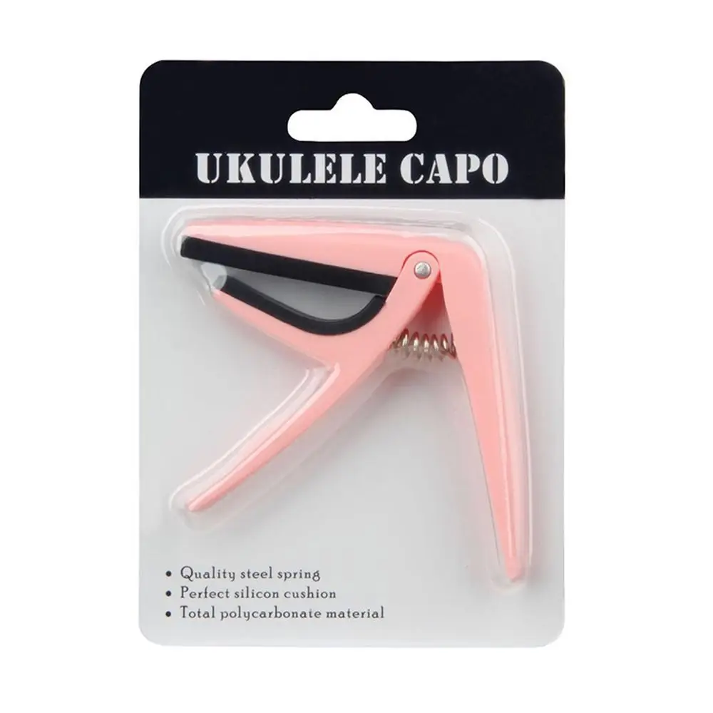 

Plastic Universal Ukulele Capo Red White Ukulele Tuning Clamp Pink Blue Uk Tone Clip Classical