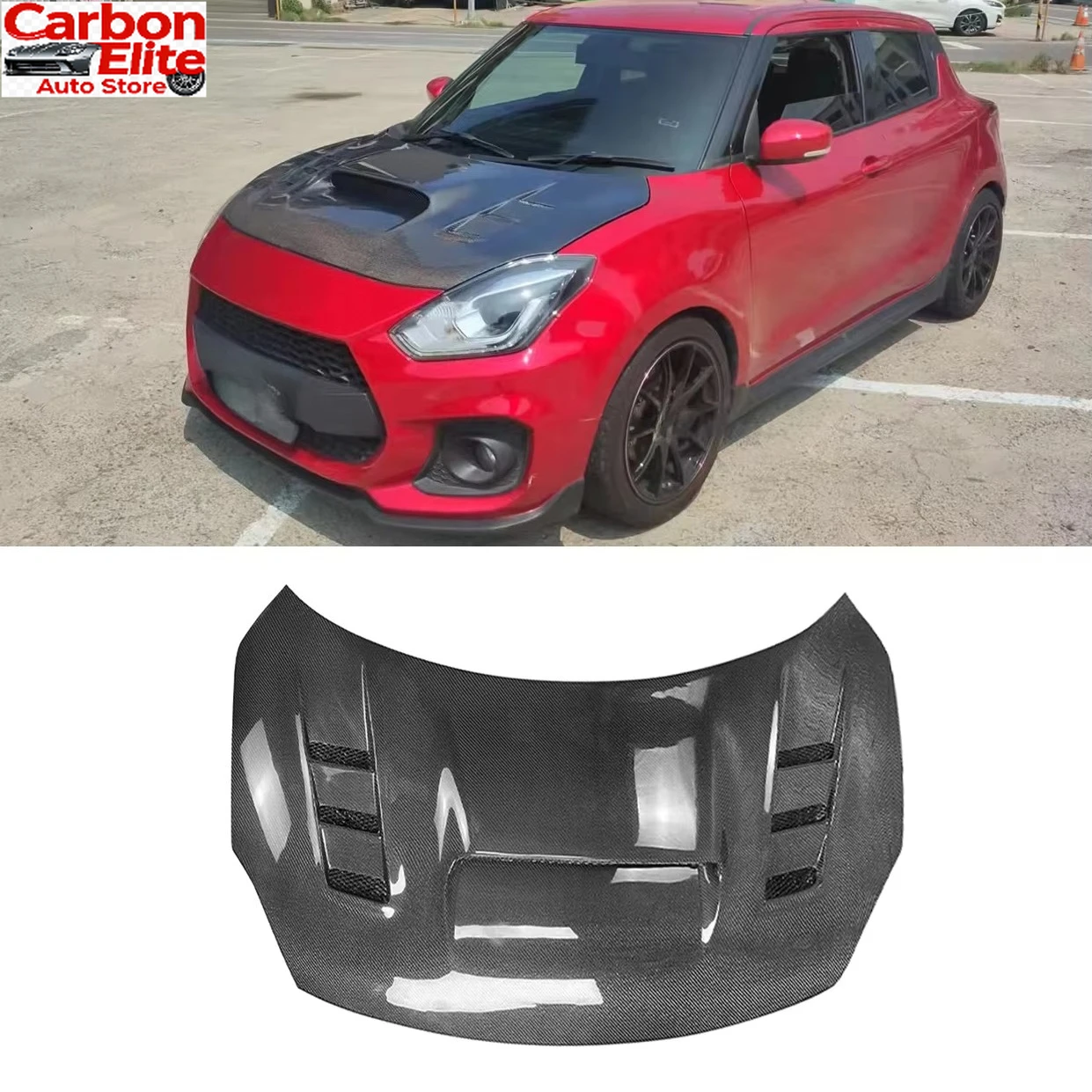 

Perfect Fit Carbon Hood ForSuzuki Swift ZC33S Models
