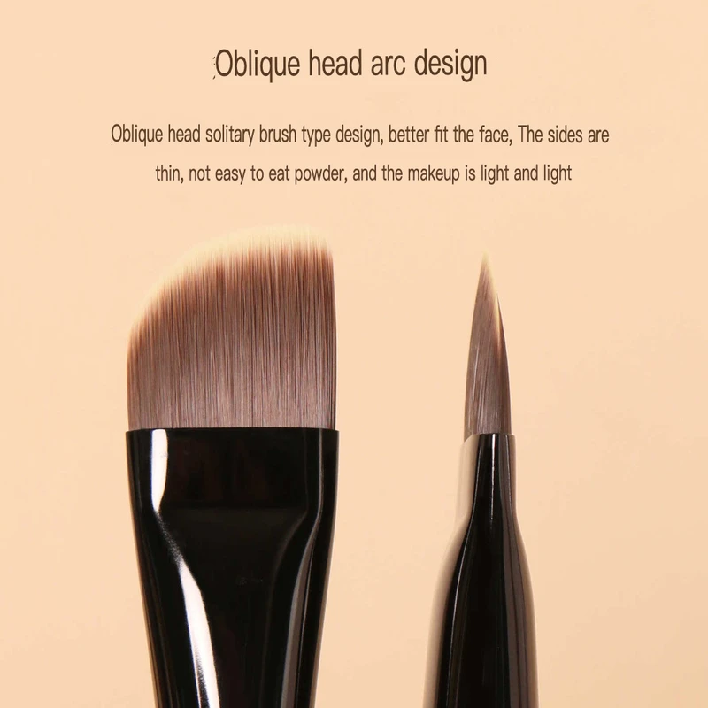 Painter B87 Angled Blade Foundation Brush, Seamless Translucent, Portable And Quick To Apply Makeup, Beginner Makeup Brush
