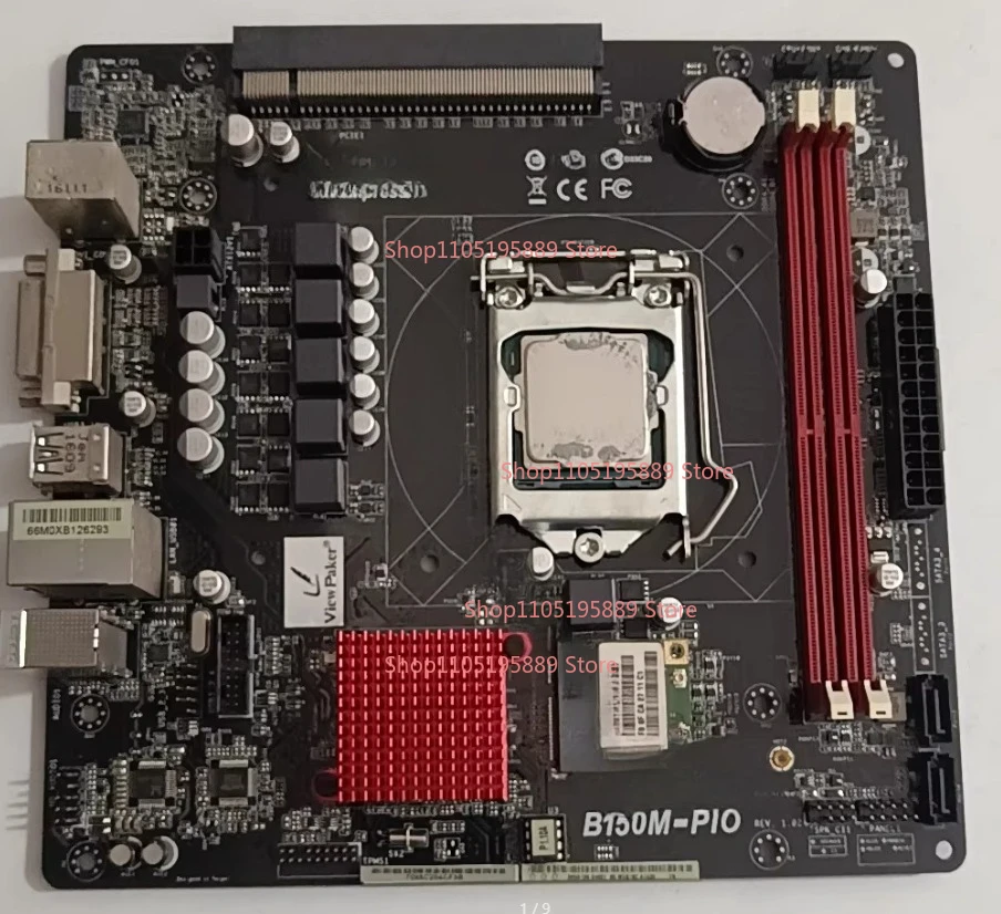 

For ASRock B150M-PIO Main Board, Support 1151 Pin CPU, DDR4 Memory