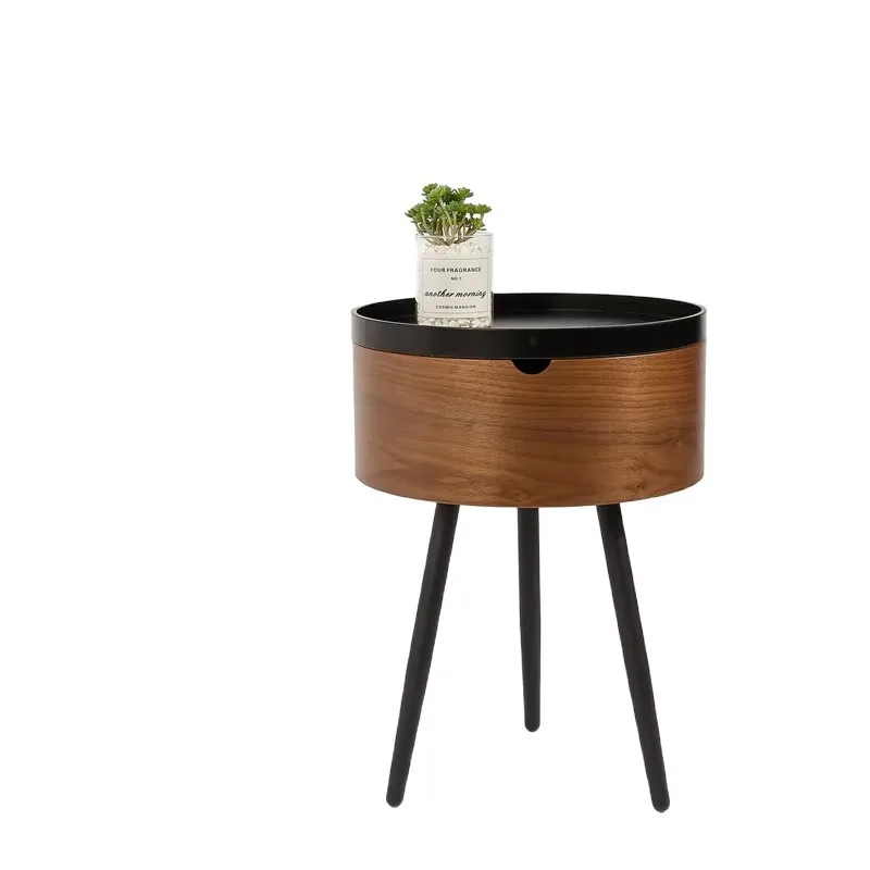 Modern Round Combination Small Apartment Living Room Side Tea Table Light Luxury Balcony Metal Coffee Table