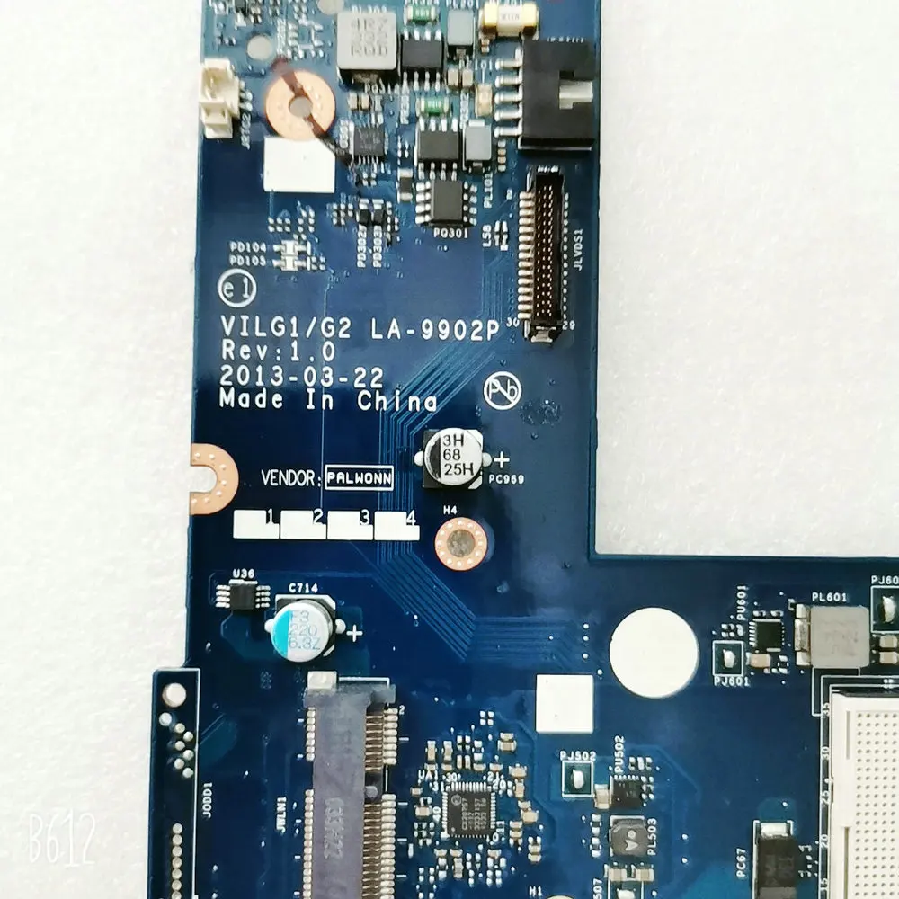 Imagem -02 - Placa-mãe do Portátil para Lenovo Ideapad G500s Mainboard La-9902p Ddr3 Vilgl1 g2 La-9902p