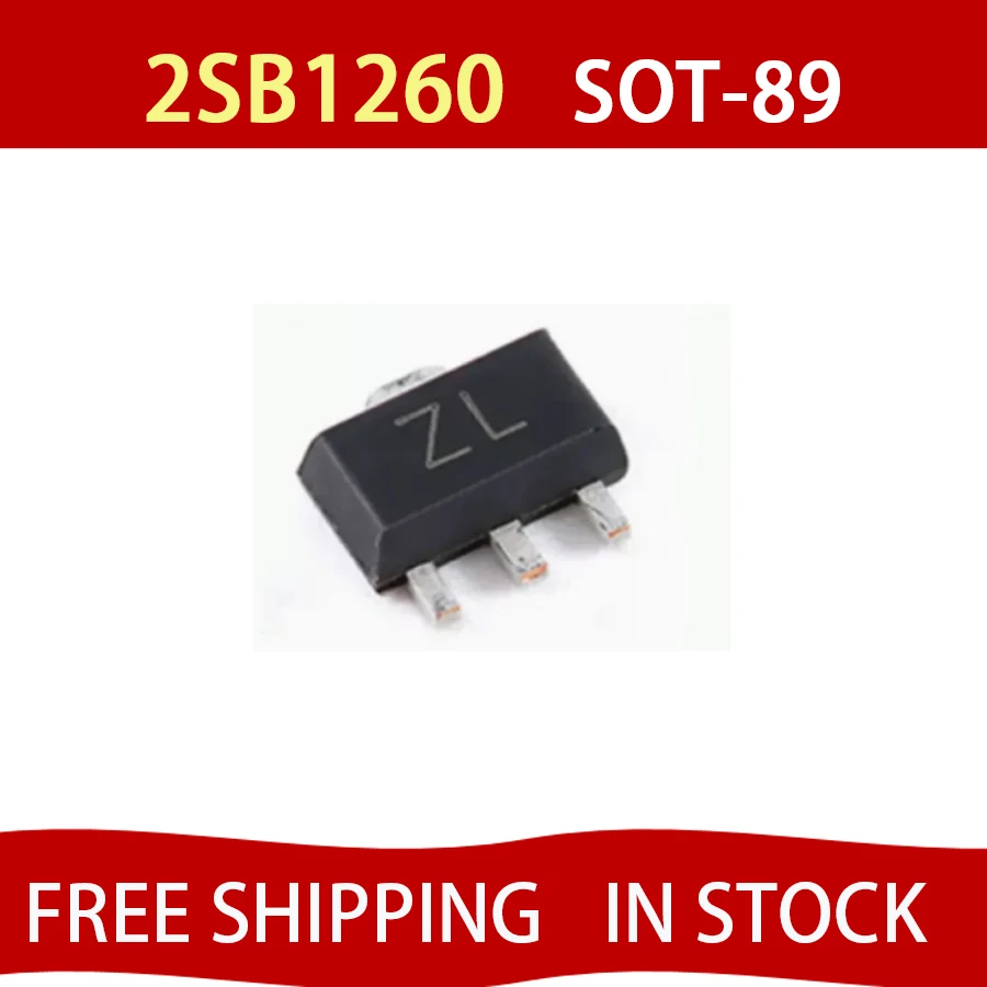 5PCS 2SB1260 Code BE ZL SOT-89 80V 1A PNP Transistor