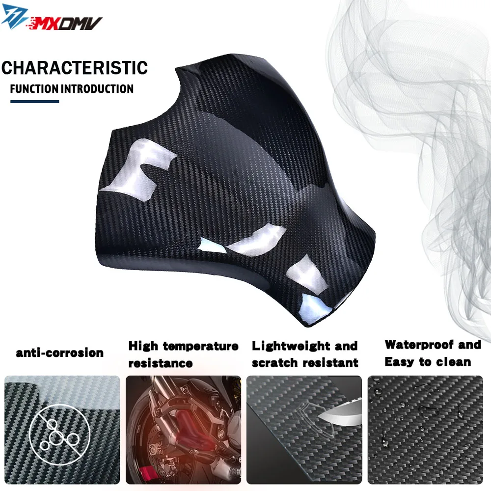 Motorcycle Carbon Fiber Fuel Tank Cover Protector For YAMAHA YZFR1 YZFR1M YZF R1 R1M 2015 -2023