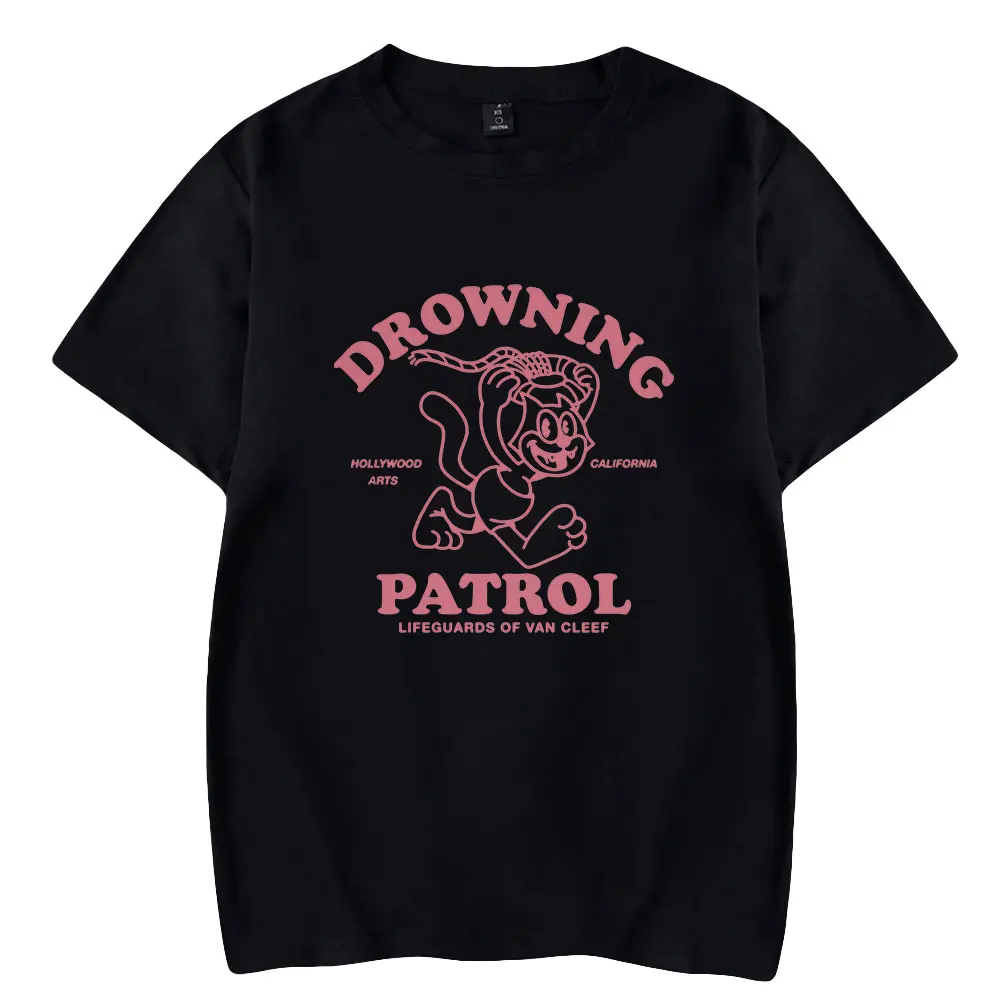 

2026 Sinjin Drowning Tshirt Crewneck Short Sleeve Tee Men Women T-shirt Casual Style Youthful Youtuber Unisex Clothes