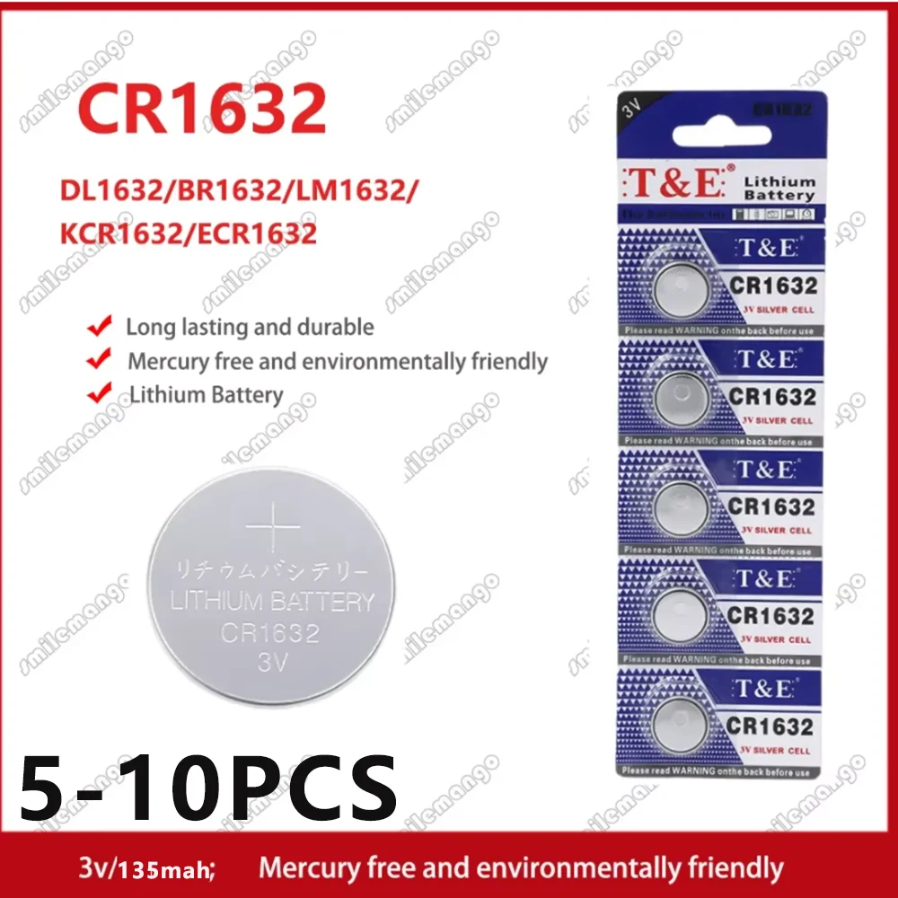 5-10PCS 3V 135Mah C…