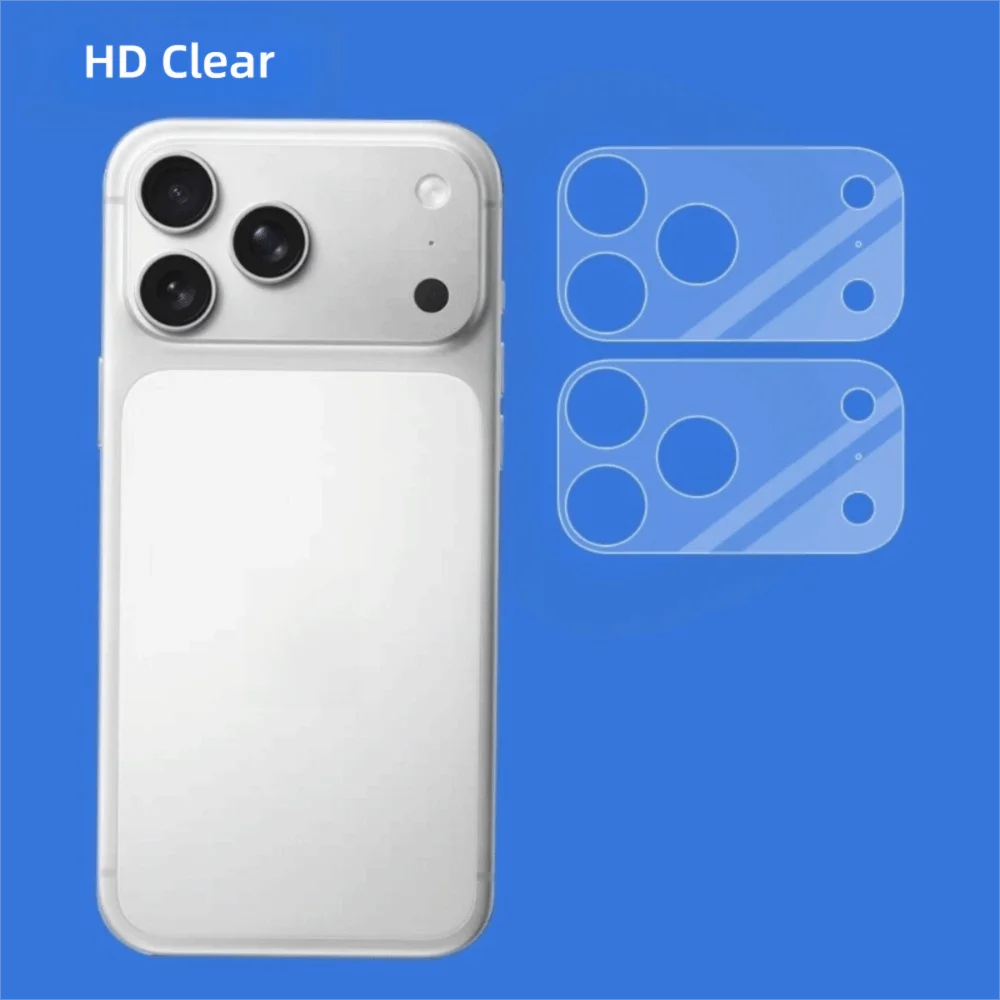 2PCS Full Cover Lens Protector Anti Scratch Matte Frosted Lens Color Skin Sticker for iPhone 17 Pro Max 17Pro