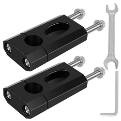 2Pcs Bike Handlebar Risers 7/8inch Bike Handlebar Mount Clamp Aluminium Alloy Bike Handlebar Mount Clamp Riser for Dirt Pit Bike
