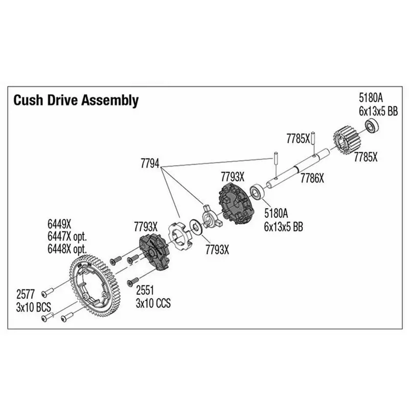 CYGJ-2X Metal Transmission Cush Drive Housing For Traxxas 1/10 E-Revo 2.0 VXL Maxx 1/5 X-Maxx 1/6 XRT RC Car Upgrade Parts,C