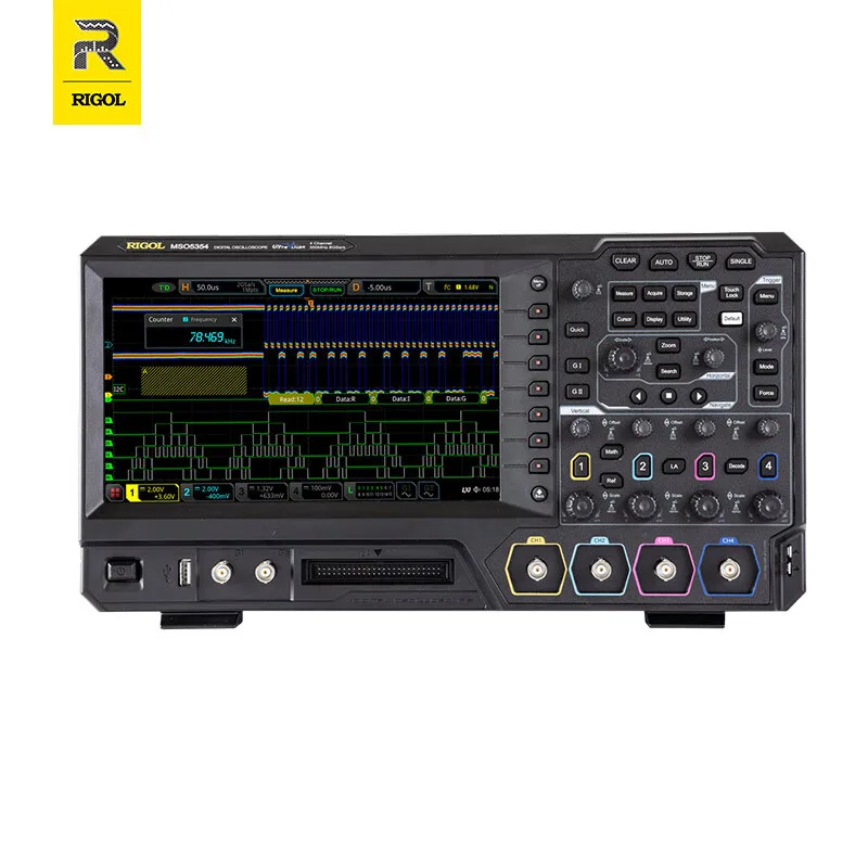 Rigol MSO5074  Four Channel,70 MHz Digital / Mixed Signal Oscilloscope,100 Mpts Memory Depth,8 GSa/s