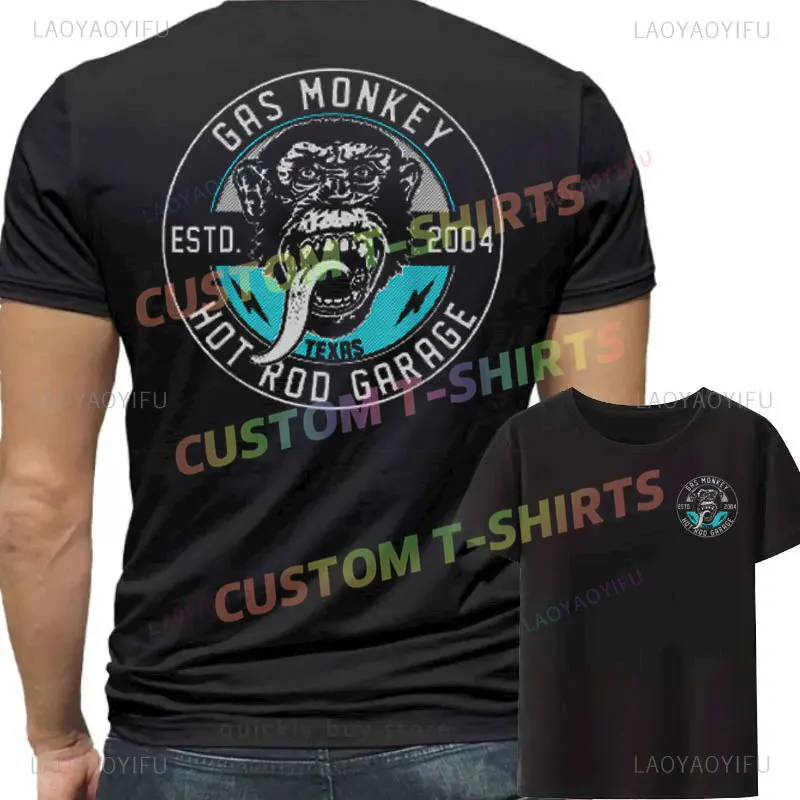 

Trending Gas Monkeys Garage Printed Tshirt Vintage Fashion Men T Shirt Unique Classic Streetwear Harajuku Women Tee Cotton Tops