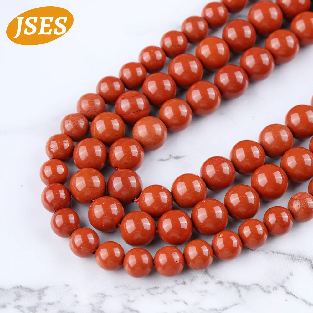 AA Natural Red Jasper Jade Stone Beads for Jewelry Making Bracelets DIY Accessorries 15 inches Strand Wholesale & DIY Gift