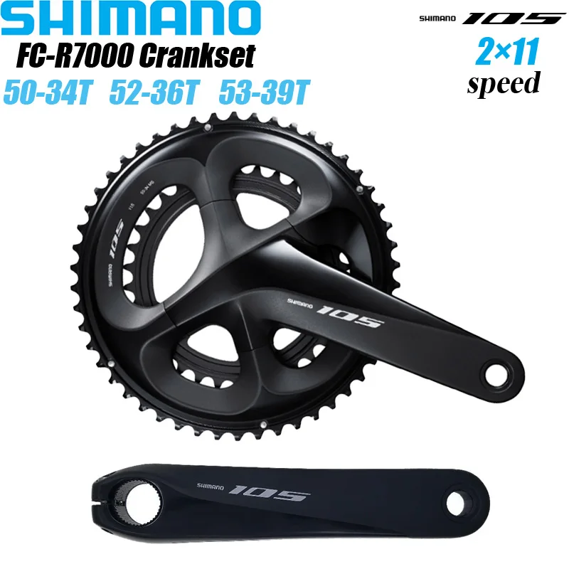 Shimano-自転車クランクセット,hollowtech ii FC-R7000,2x11スピード
