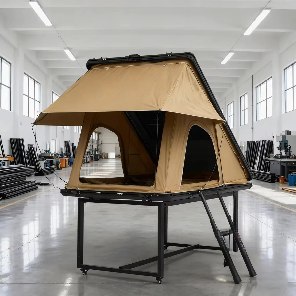 4x4 Campers Trailer Camper Pop up Glamping Car Roof Top Tent Automatic Aluminium Hard Shell Rooftop Tent