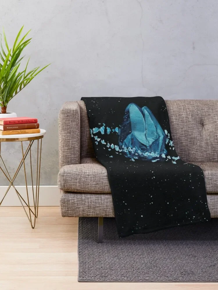 The Great Blue Gem Throw Blanket Thermal Blankets For Bed fluffy Designers Blankets