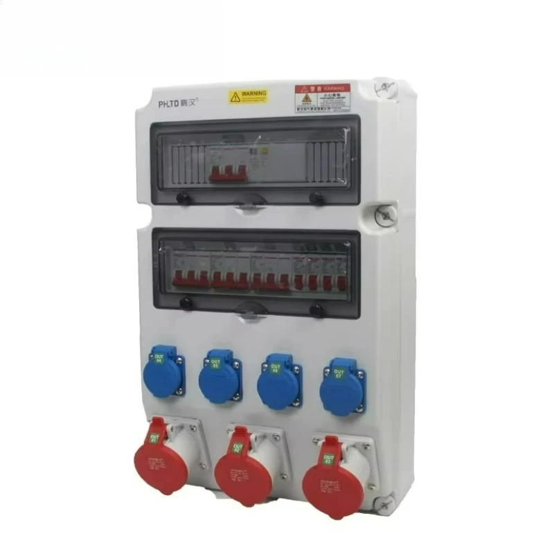New Customized Wall Mounted Outdoor Three-phase Convenient Socket Industrial Waterproof Electrical Distribution Box