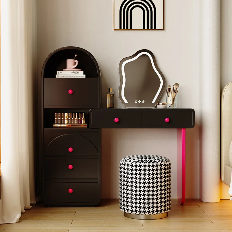 Dresser, chest of drawers integrated, bedside table, dressing table integrated