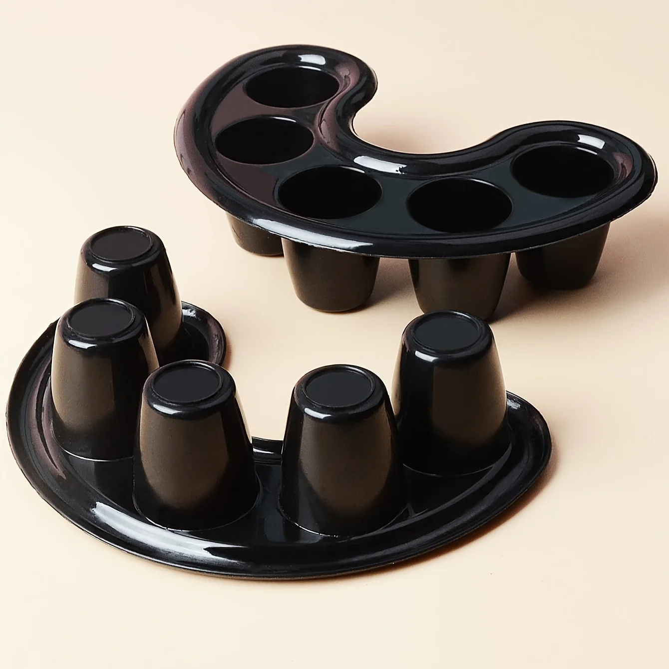 2-Pack Nail Art Manicure Soak Bowls - Easy-Use, Durable Hand Soaking Trays for Salon-Quality Preparation and Removal