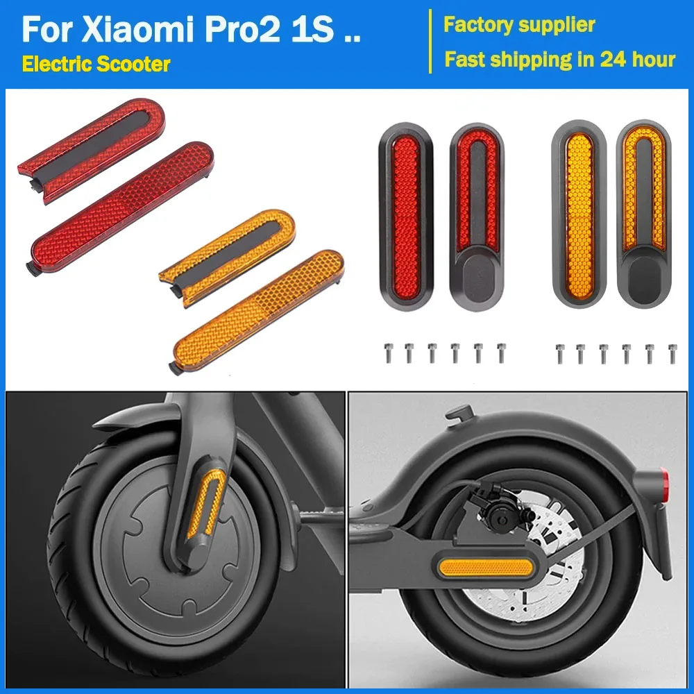 Wheel Cover Protection Shell Reflective for Xiaomi Mi3 M365 Pro 2 1S Pro Electric Scooter Front Hub Cap Safety Night Reflector